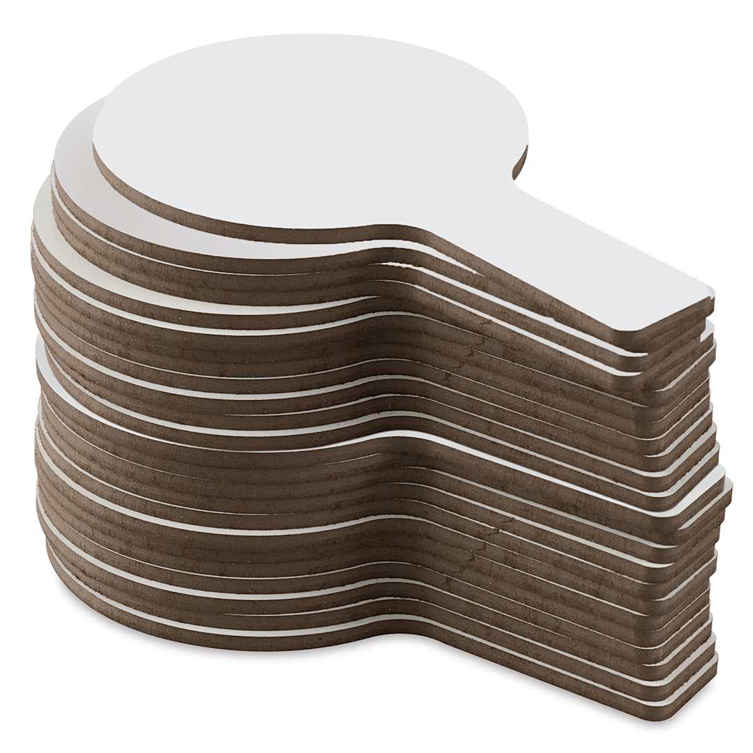 Open in modal - Flipside Single-Sided Dry Erase Answer Paddles - Stack of 24 paddles
