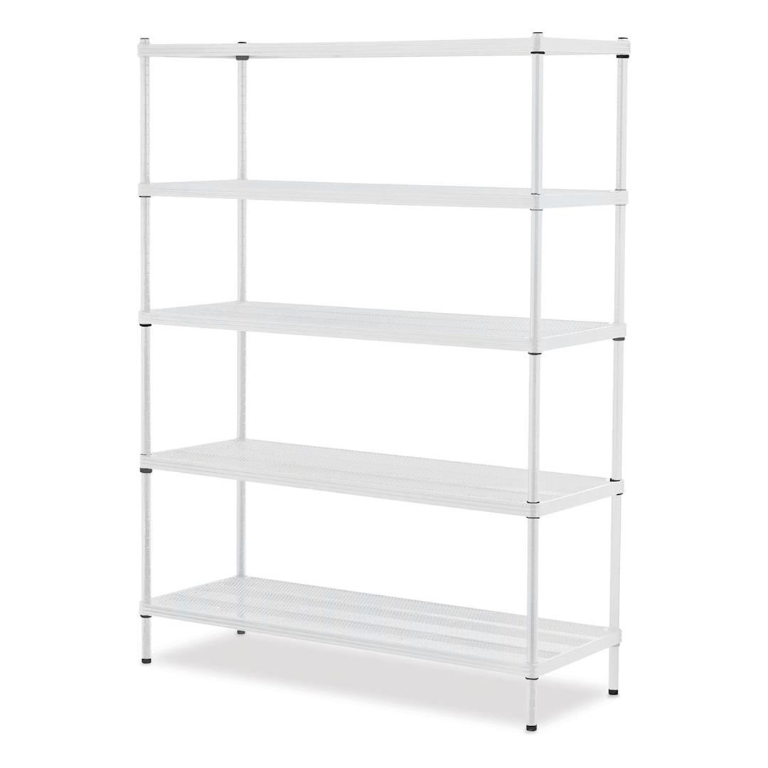 Open in modal - Design Ideas MeshWorks Shelving Units - White, 5-Tier