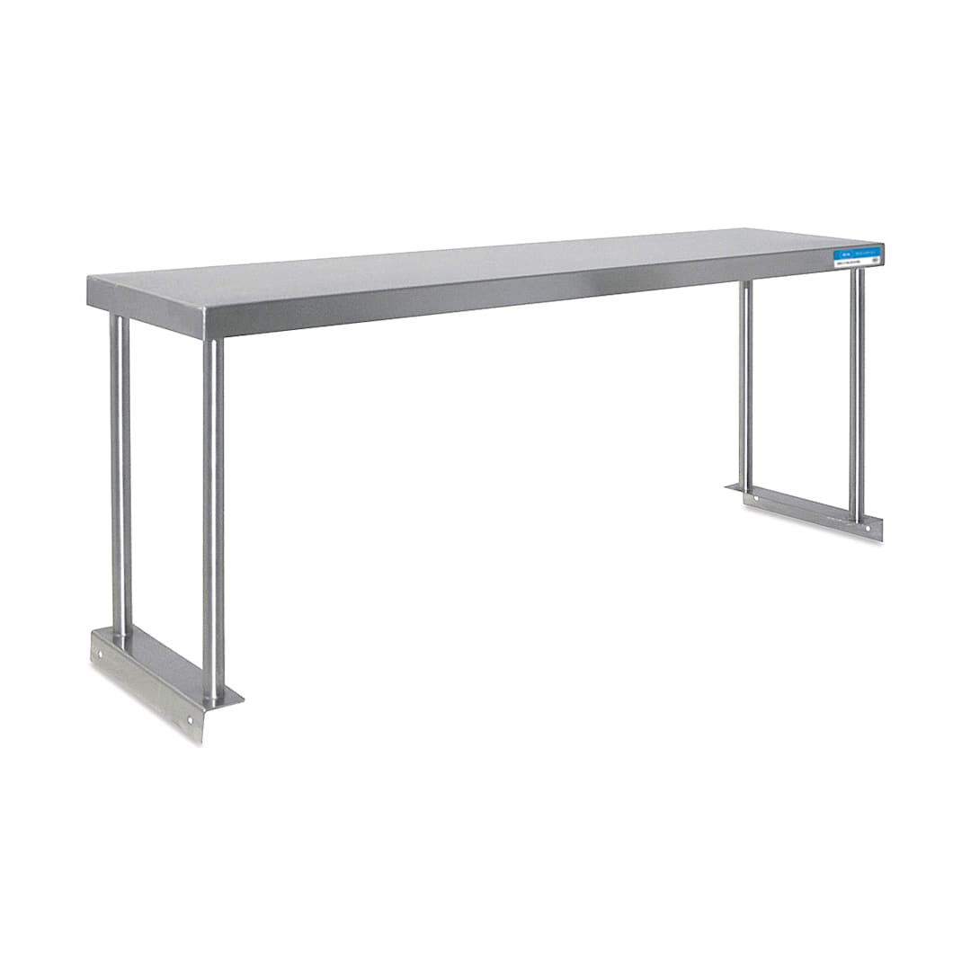 Open in modal - Diversified Spaces Stainless Steel Shelf - Single Shelf, 36"L x 12"W, for use with Steel Table