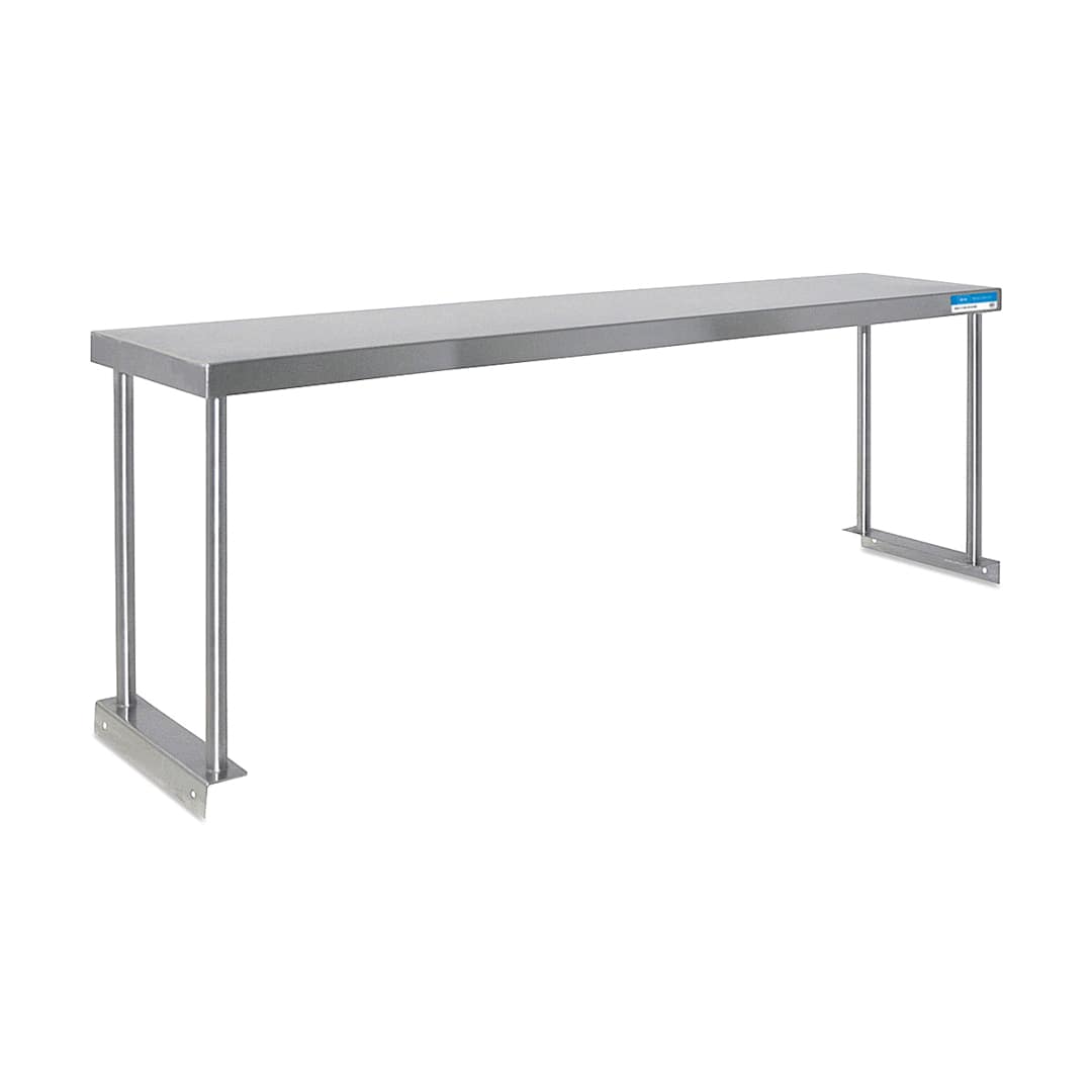 Open in modal - Diversified Spaces Stainless Steel Shelf - Single Shelf, 60" L x 12" w, for use with Steel Table