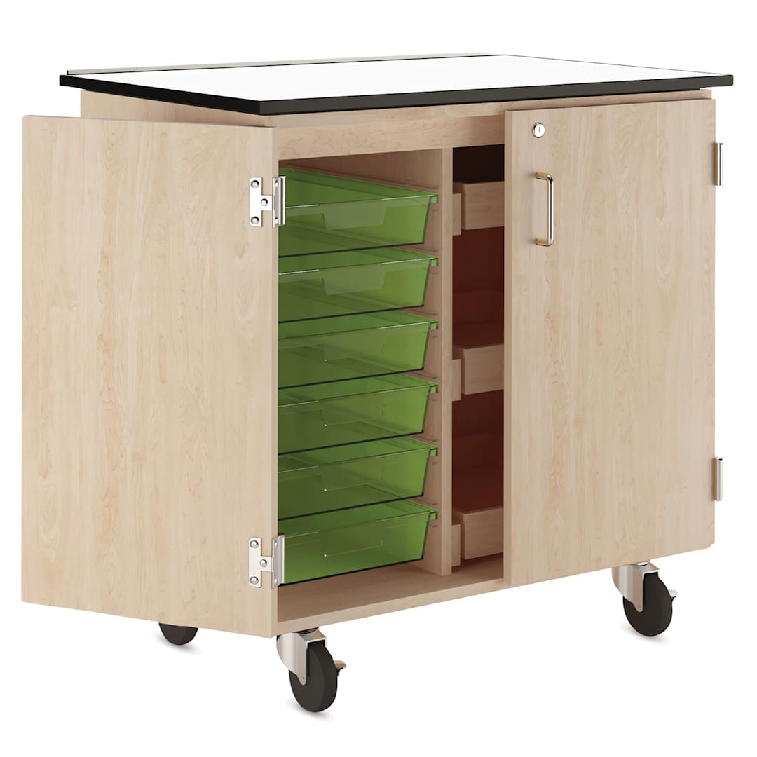 Open in modal - Diversified Spaces Write-n-Roll Cabinet - Maple/Lime