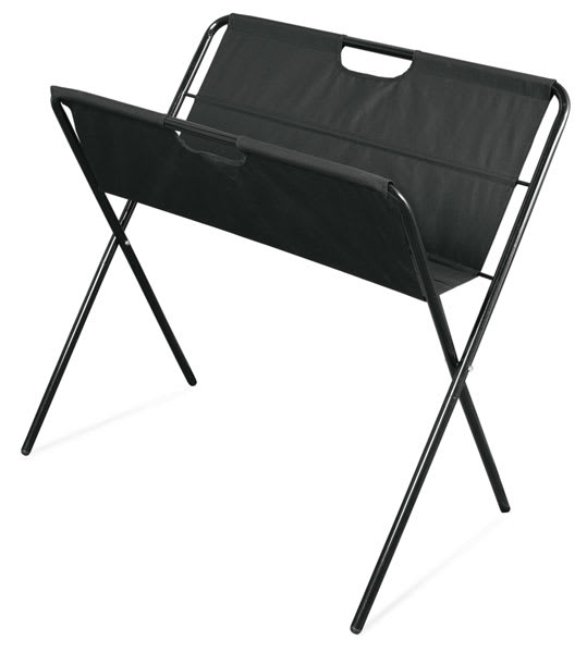 Open in modal - Richeson Black Canvas Print Racks - Right angled view of Large Print Rack