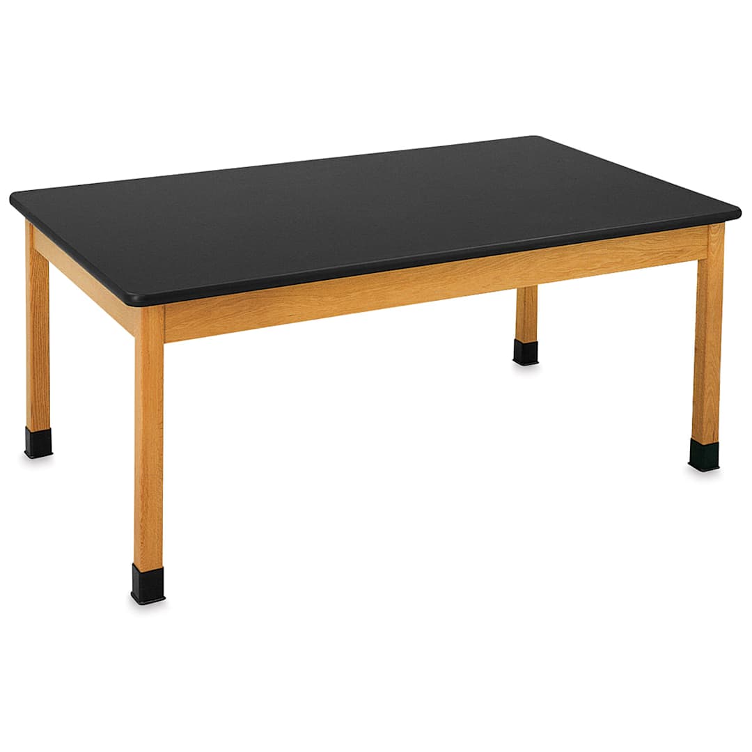 Open in modal - Diversified Spaces Plain Apron Table - ChemGuard Top, 24" x 72"