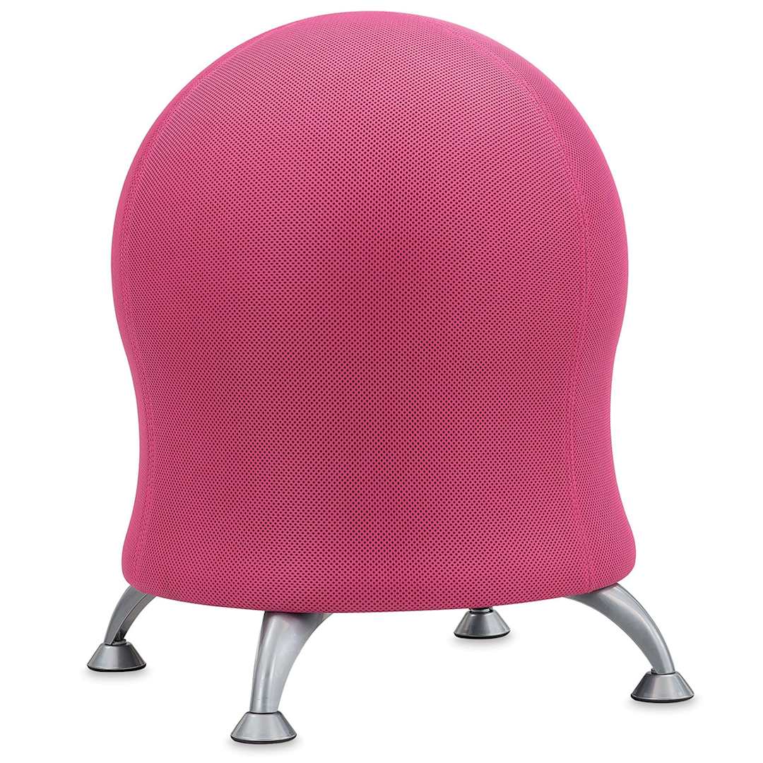 Open in modal - Safco Zenergy Ball Chairs - Front view of Pink Chair