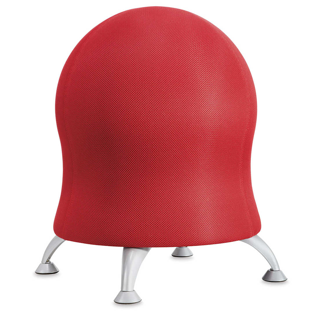 Open in modal - Safco Zenergy Ball Chairs - Front view of Crimson Chair