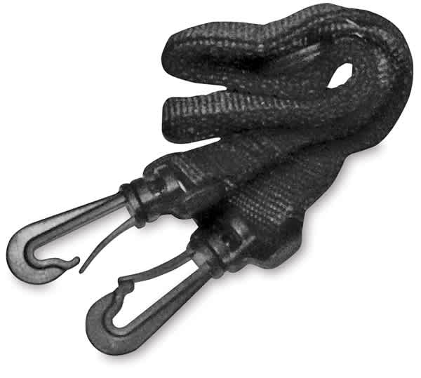 Open in modal - Guerrilla Painter Nylon Shoulder Strap - Folded strap showing plastic clips
