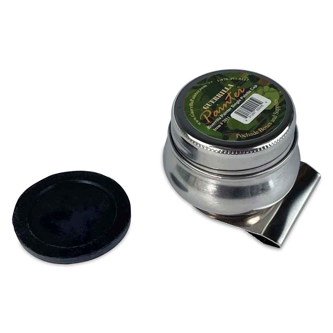 Open in modal - Guerrilla Painter Large Mouth Palette Cup - Single, with a gasket for lid