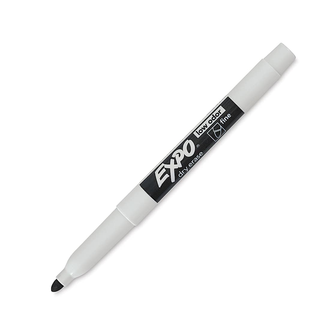 Open in modal - Expo Dry Erase Low Odor Markers - Fine Tip, Black