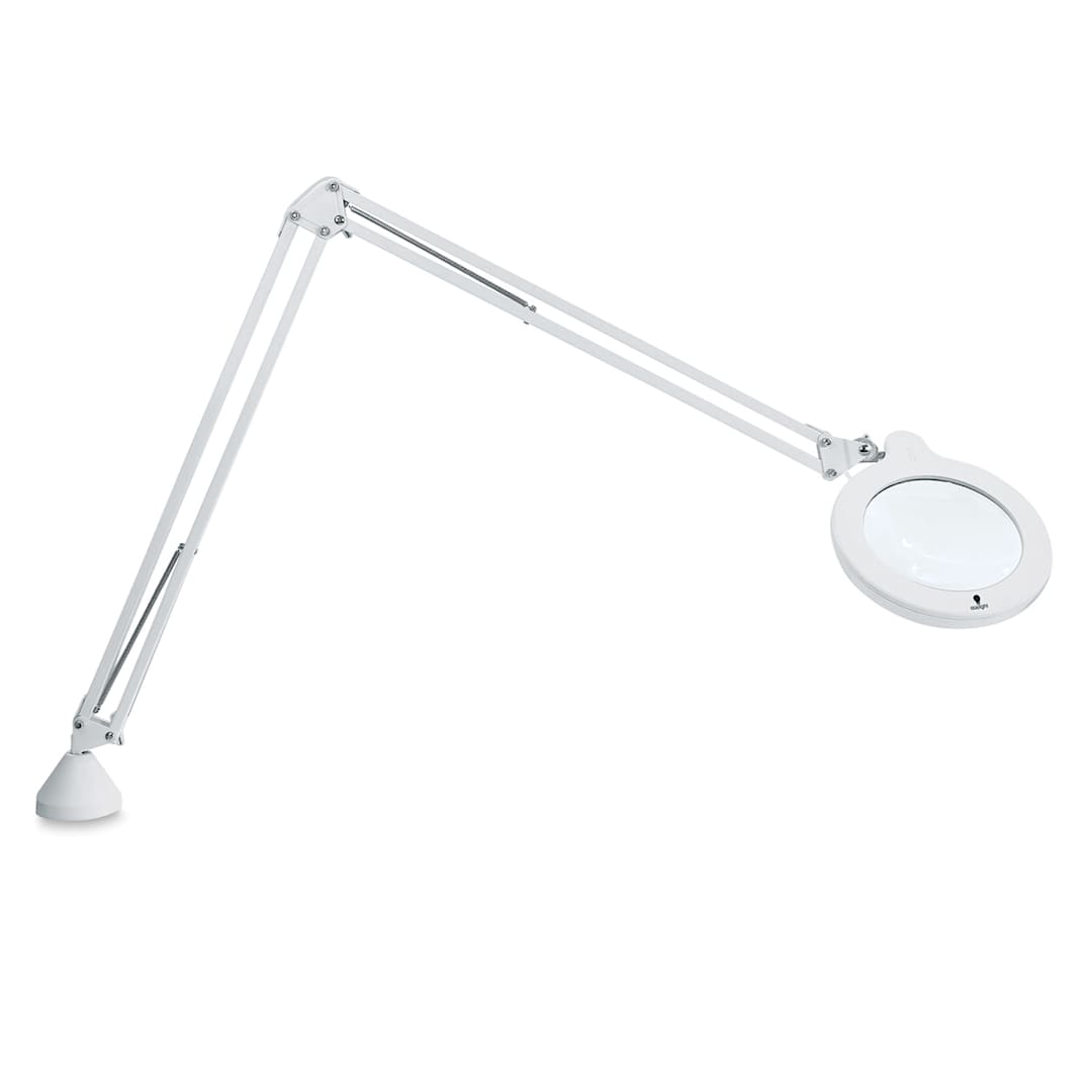 Open in modal - Daylight Naturalight LED MAG Lamp S - Side view of magnifying lamp