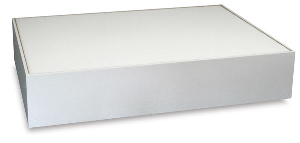 Open in modal - Litebox Lumina Light Box - Left angled view showing front and top