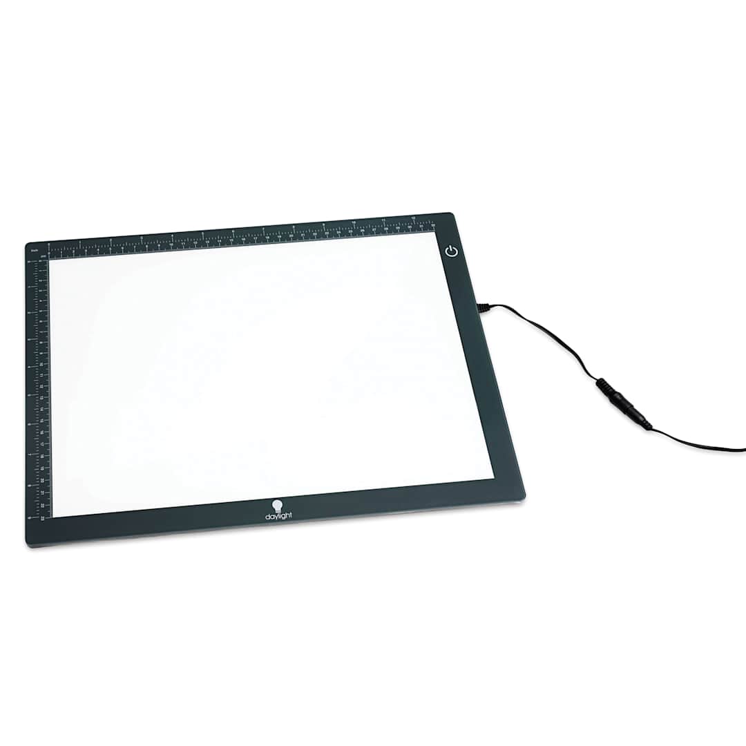 Open in modal - Daylight Wafer 1 LED Light Box - 9" x 12-3/5", Dimmable