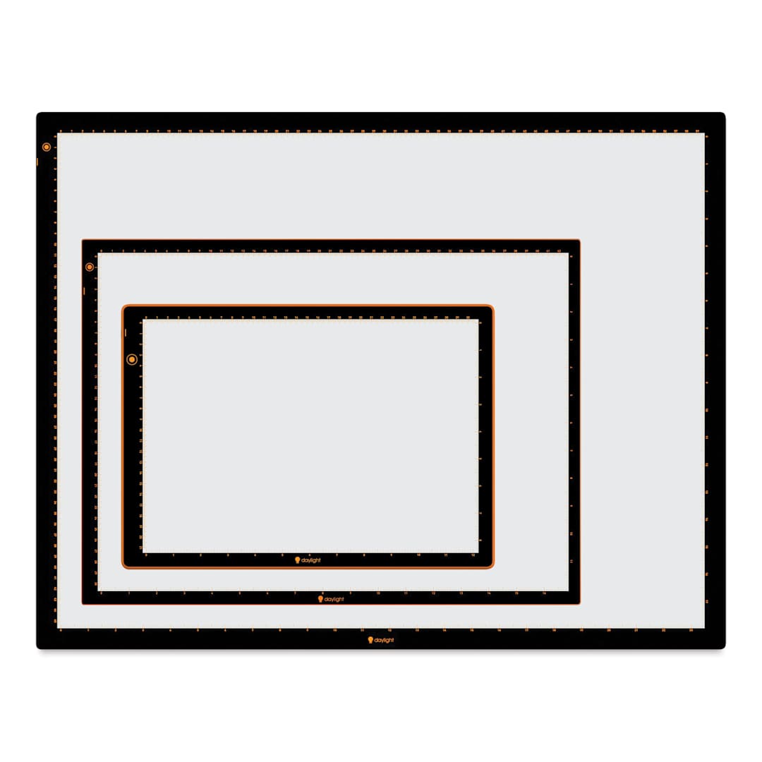 Open in modal - Daylight Wafer LED Light Pad - three different sizes