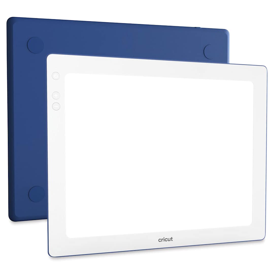 Open in modal - Cricut BrightPad Go - Indigo, 13-1/2" x 11" (Front and back of BrightPad Go)
