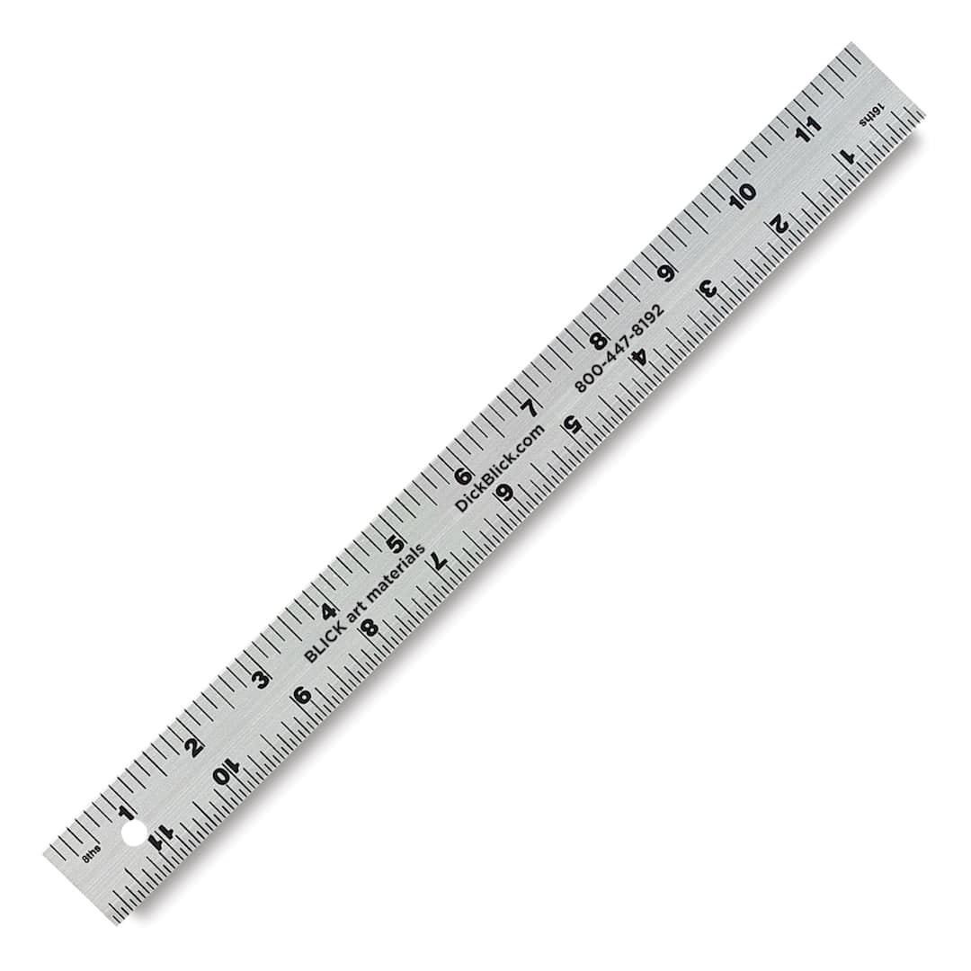 Open in modal - Blick Aluminum Ruler - 12"