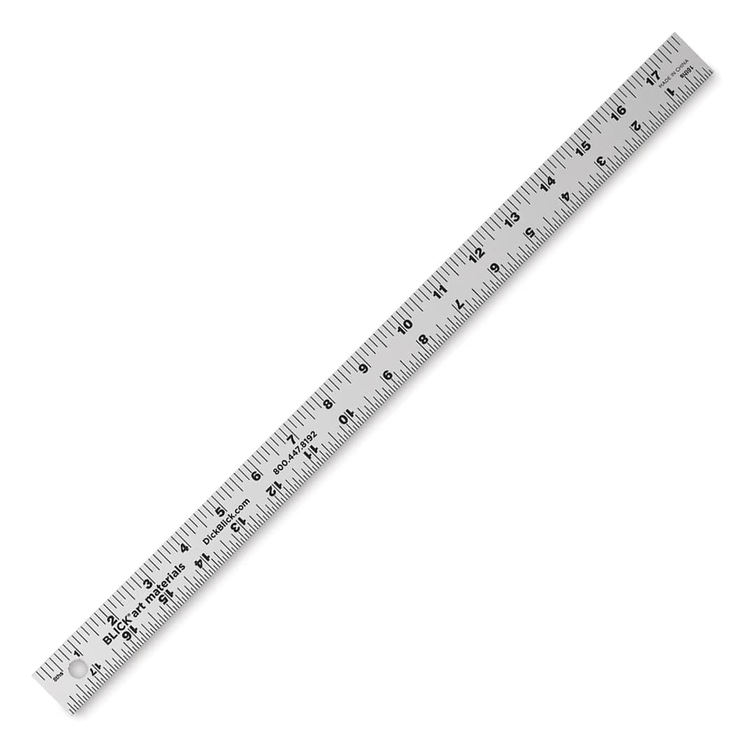 Open in modal - Blick Aluminum Ruler - 18"
