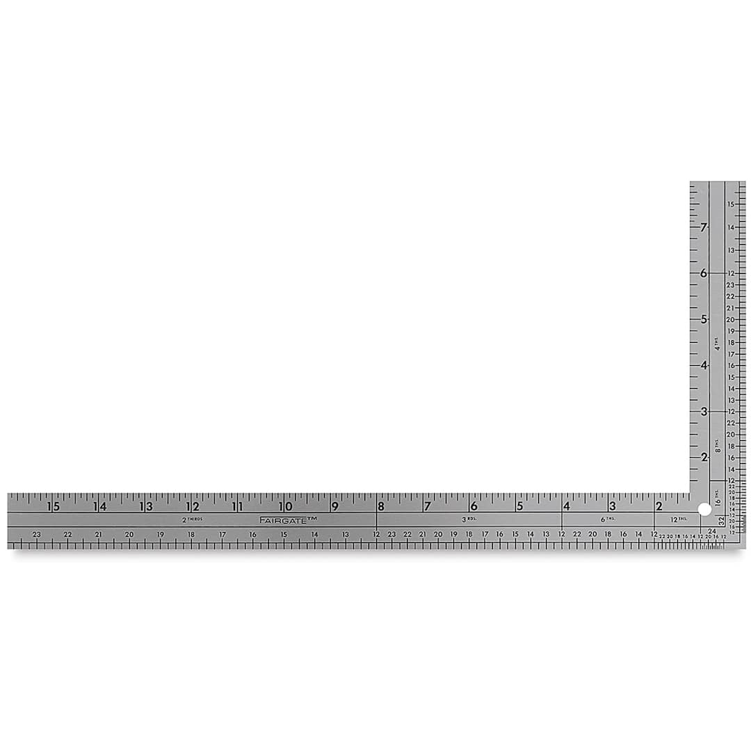 Open in modal - Fairgate Designer L-Squares - 16" L Square showing variety of measurments