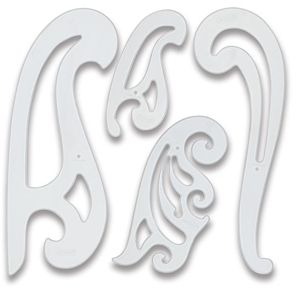 Open in modal - Westcott Set of French Curves, Set of 4