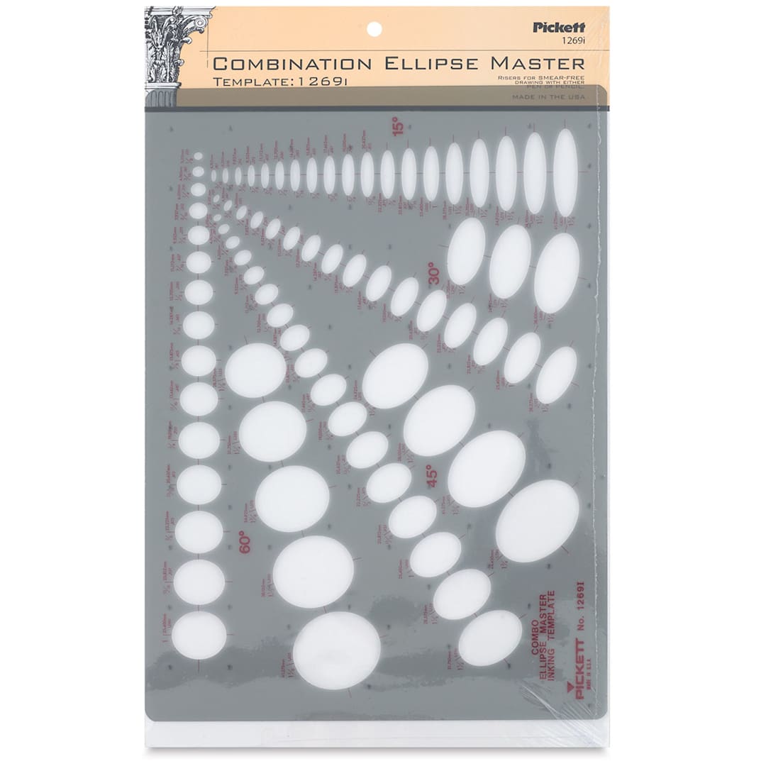 Open in modal - Chartpak Pickett Ellipses Templates