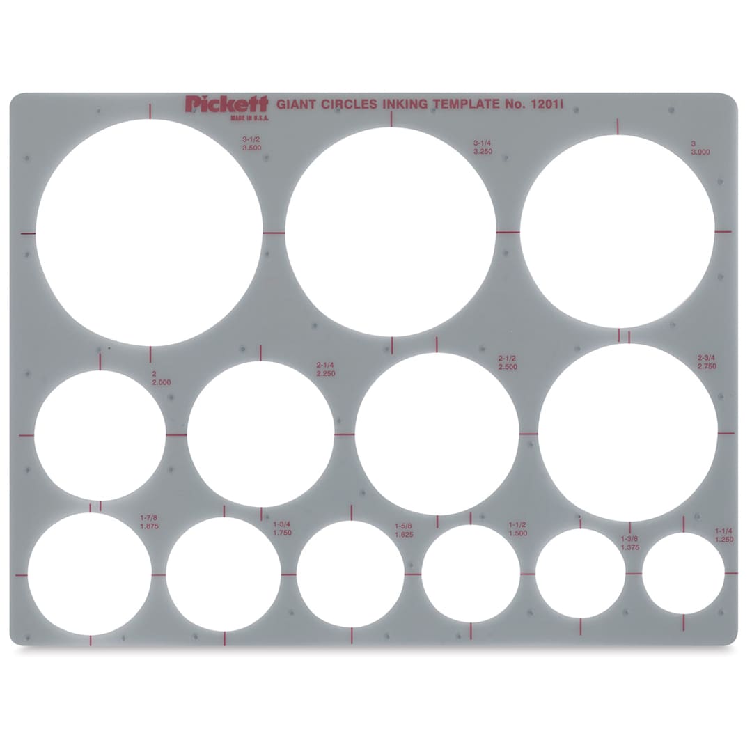 Open in modal - Chartpak Giant Circles Template