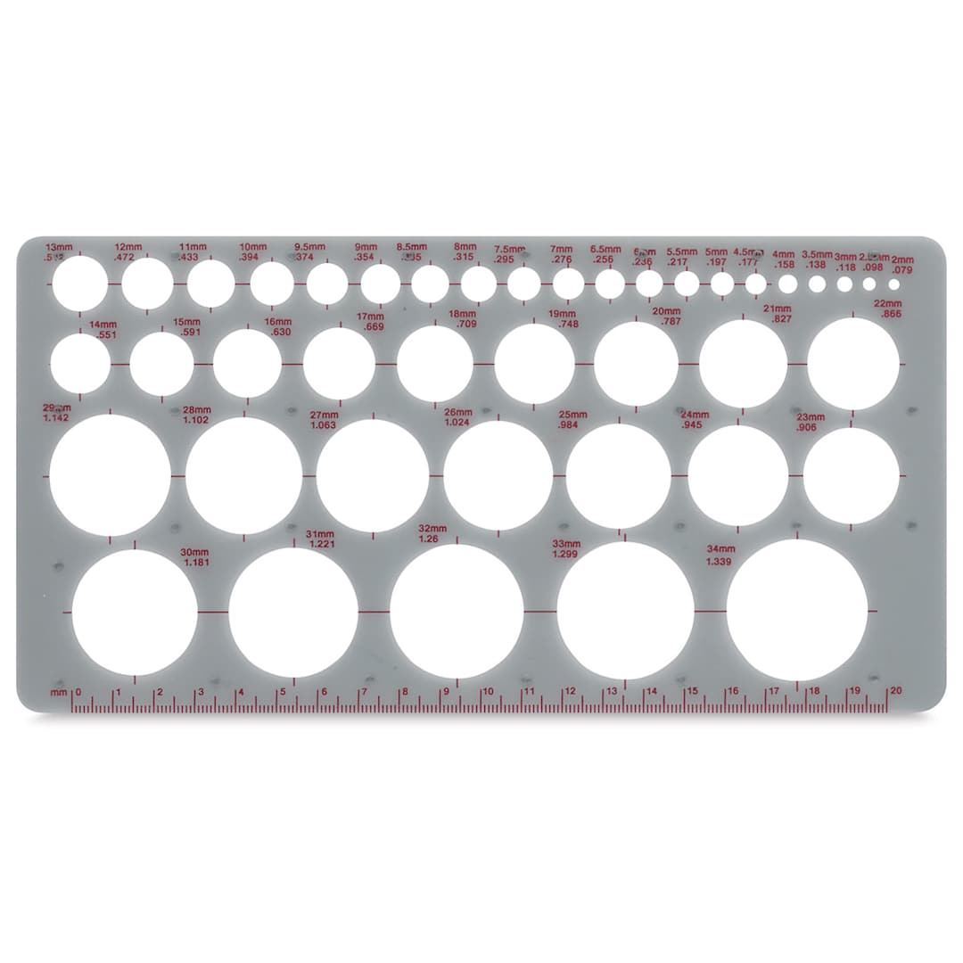 Open in modal - Chartpak True Metric Circles Template