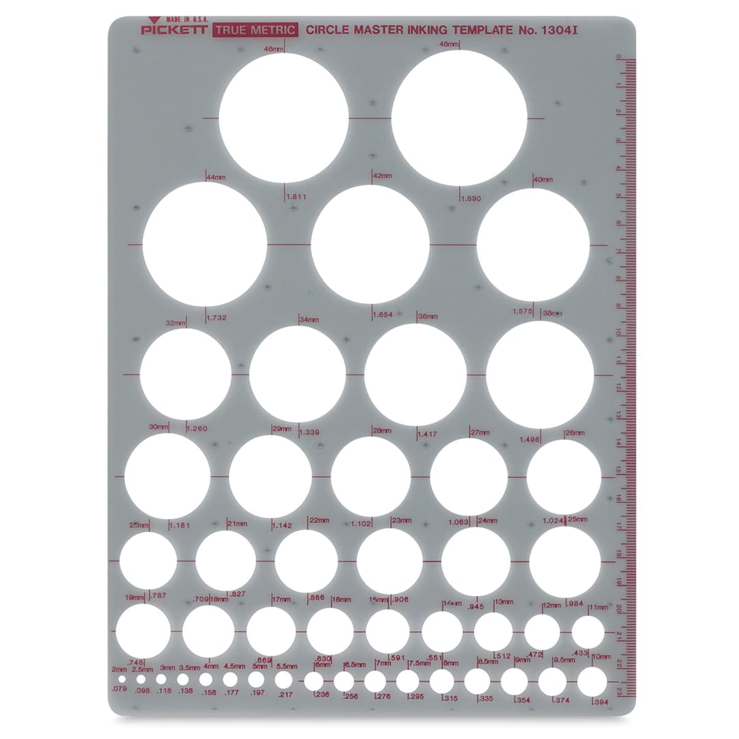 Open in modal - 
Chartpak Metric Circle Master Template