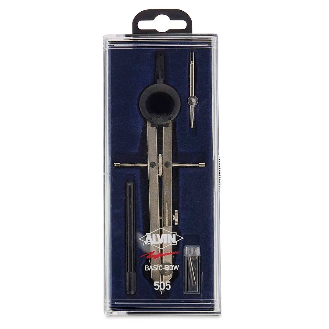 Open in modal - Alvin Basic-Bow Combination Compass with Ruler Pen - 6"