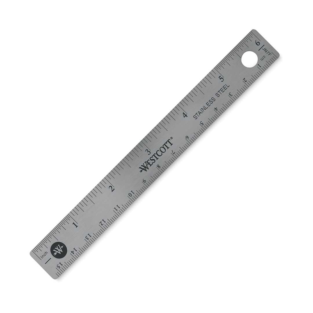 Open in modal - Westcott Flexible Stainless Steel Ruler - 6", Flexible