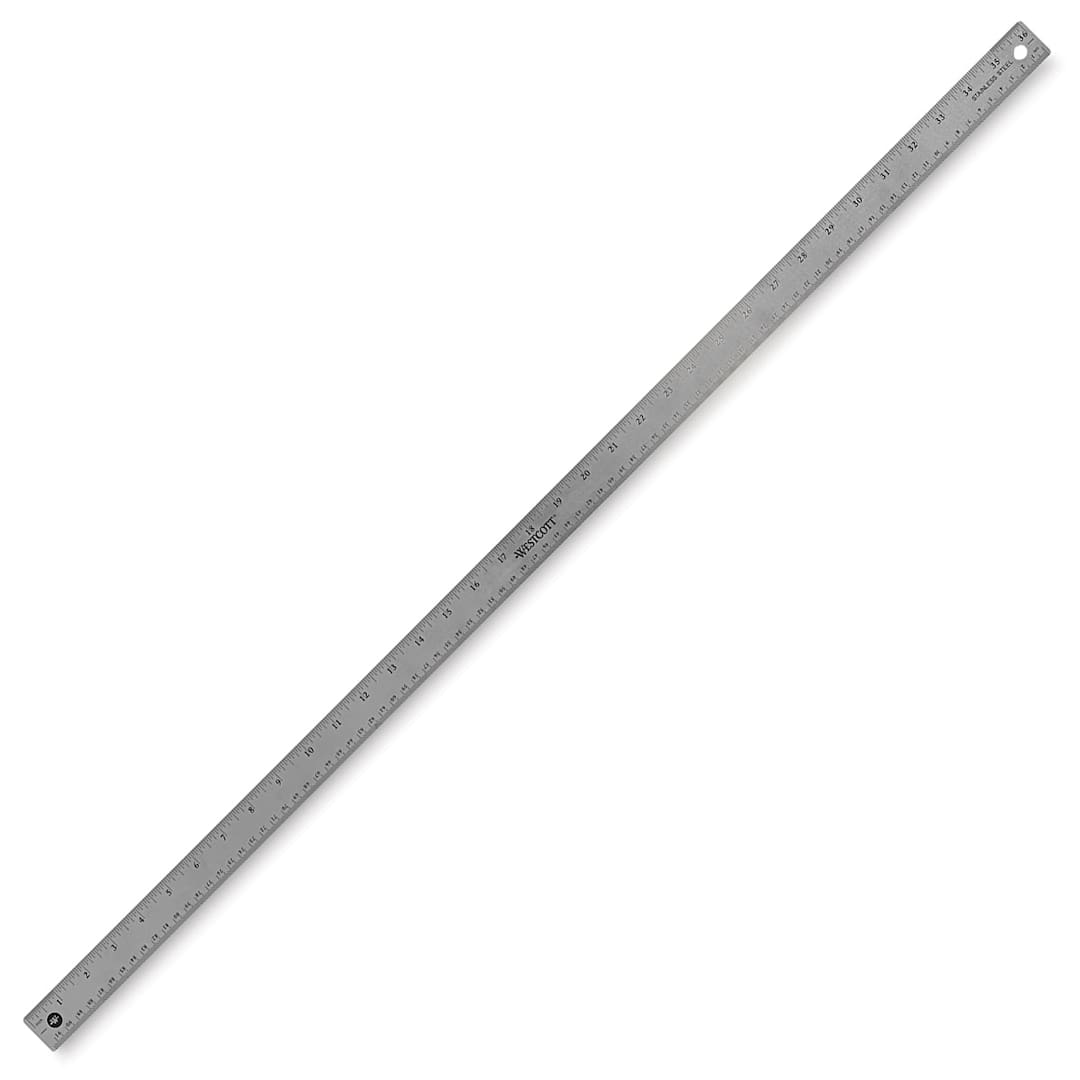 Open in modal - Westcott Flexible Stainless Steel Ruler - 36'', Flexible