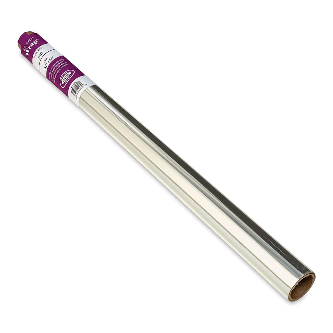 Open in modal - Grafix Dura-Lar Clear Acetate Alternative - 27" x 50 ft x .001", Wrap Roll
