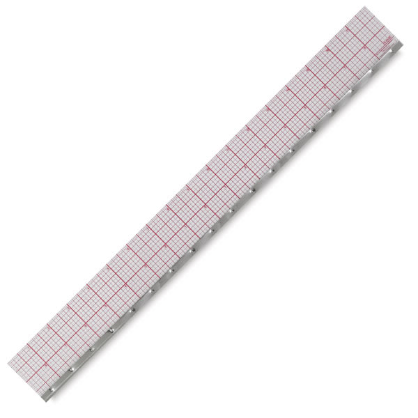 Open in modal - 8ths Graph Beveled Ruler (Matted) - 18" x 2"