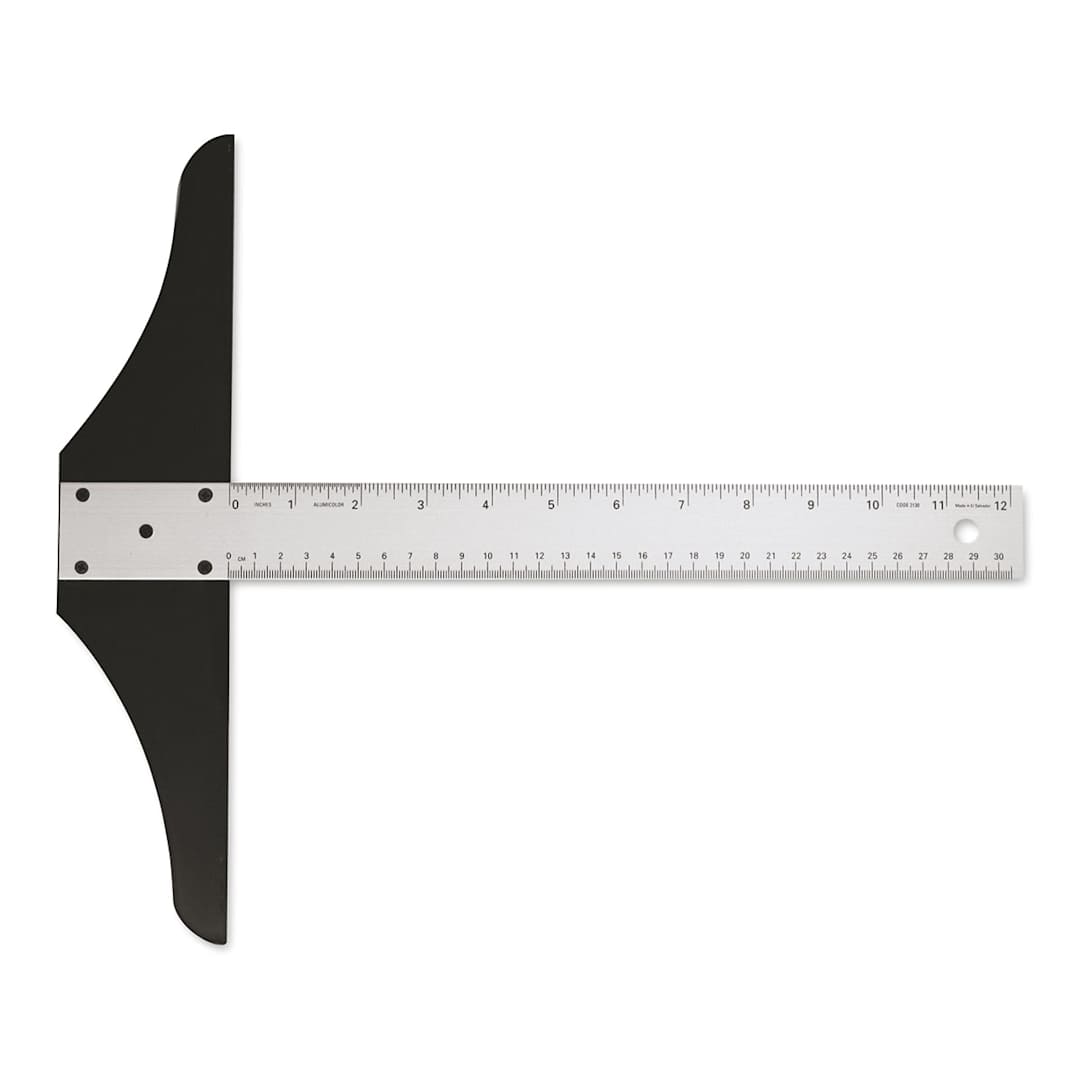 Open in modal - Alumicolor Standard T-Square - 12", Silver