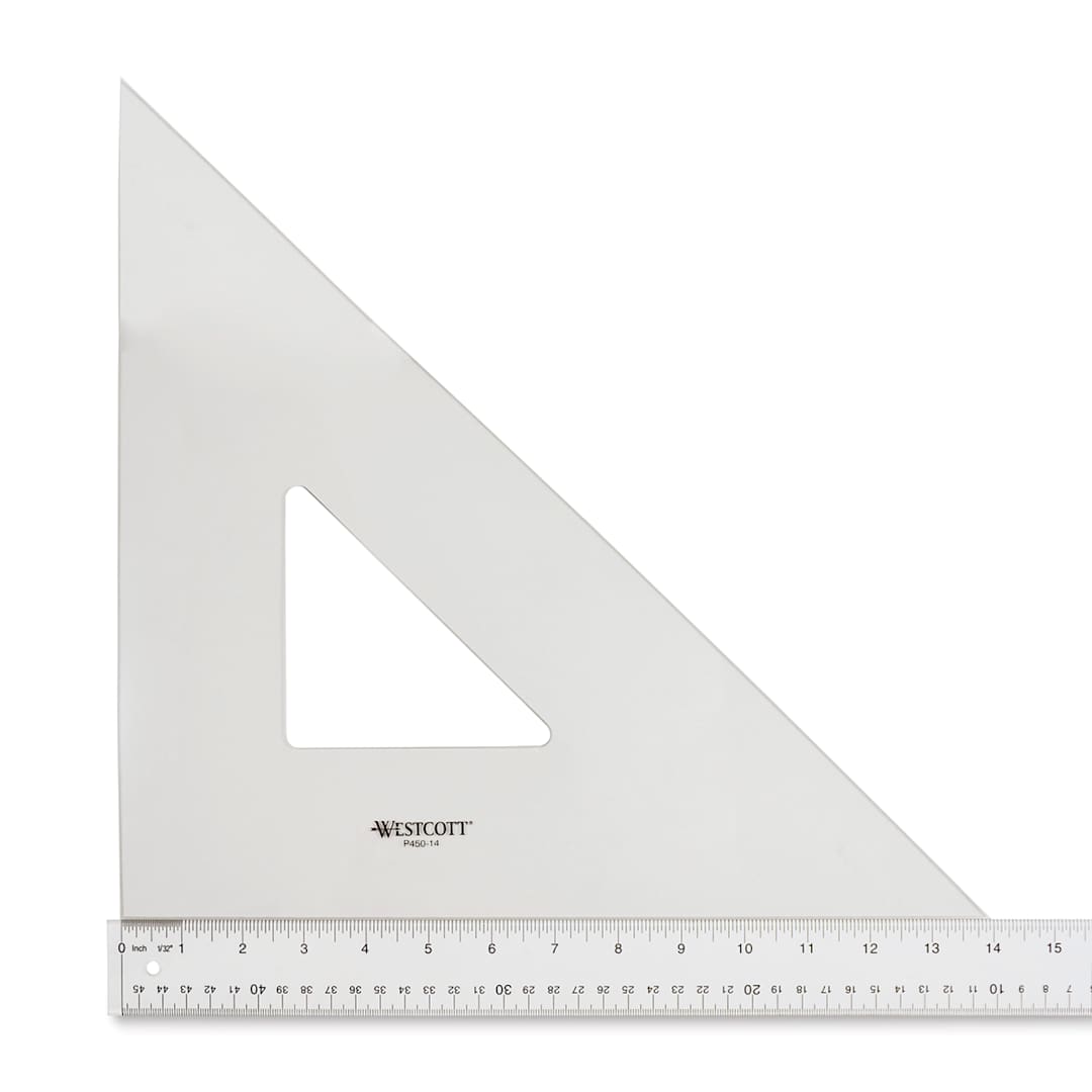Open in modal - Westcott Professional Triangle - 14", 45-90 Degree