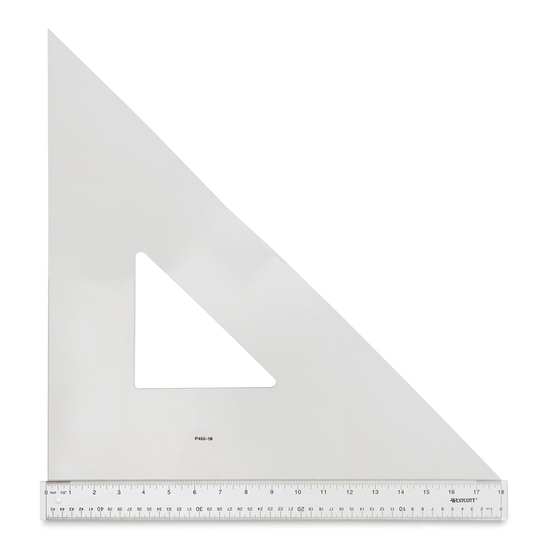 Open in modal - Westcott Professional Triangle - 18", 45-90 Degree