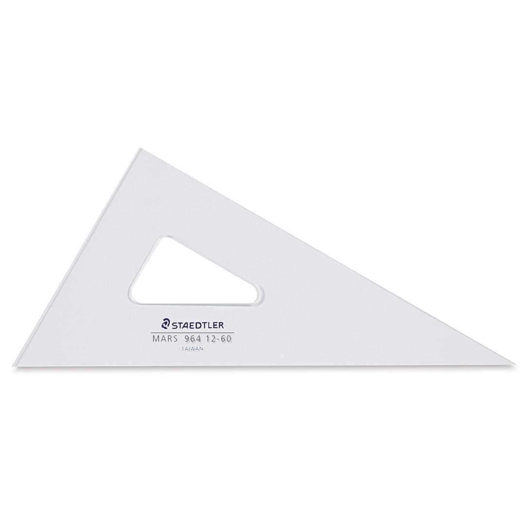 Open in modal - Staedtler Mars Professional Triangles - Top view of 12" Triangle
