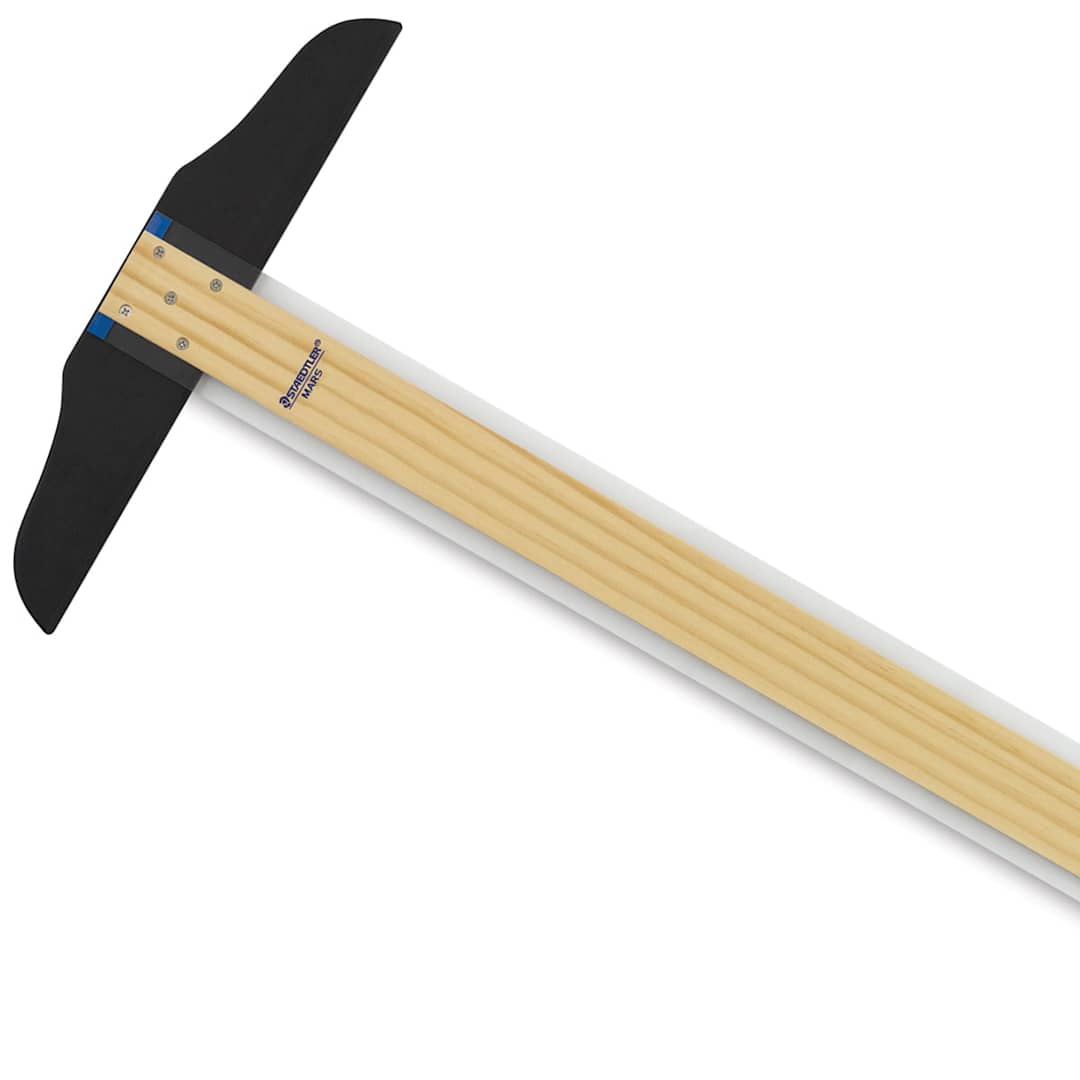 Open in modal - Staedtler Acrylic Edge Wood T Square - 36", Wood
