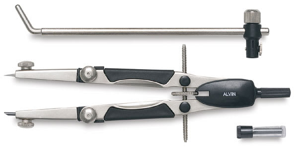 Open in modal - 6&frac12;" Alvin Speed Bow Compass with Beam