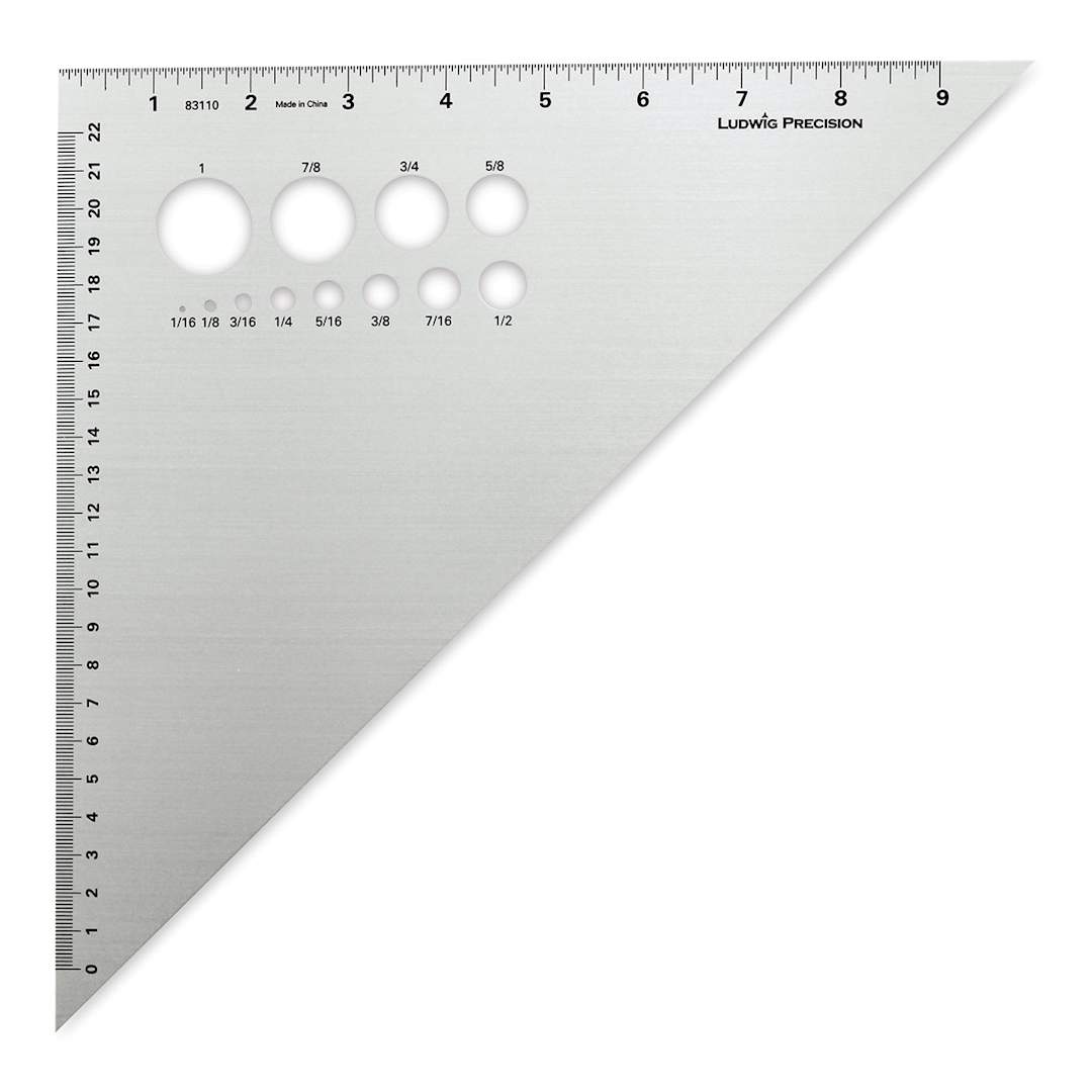 Open in modal - Ludwig Precision Aluminum Triangle - 10", 45-90 Degree