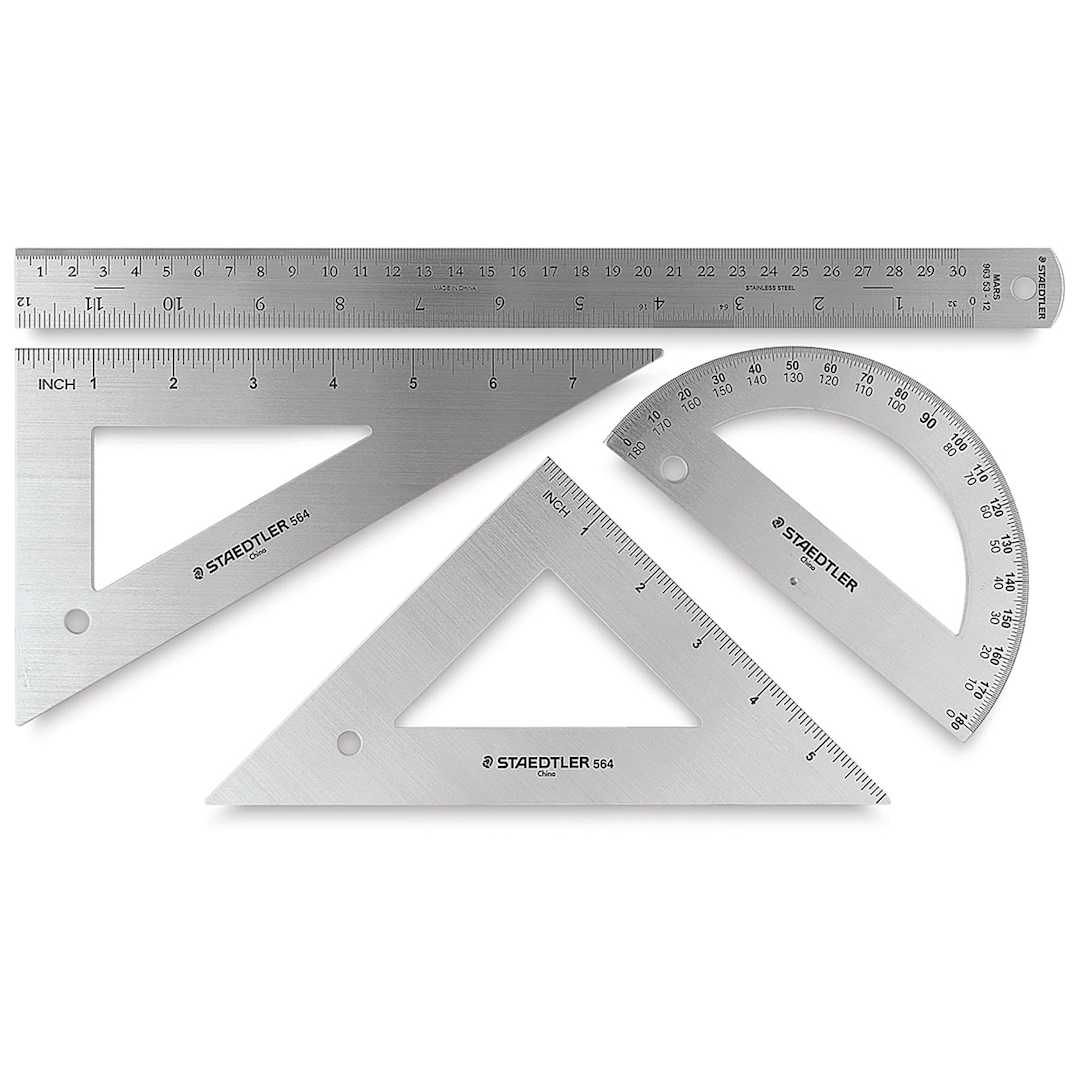 Open in modal - Mars Professional Measuring Set - 4 components of Set shown together