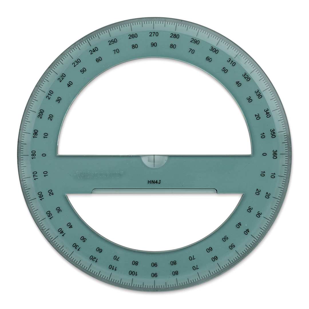 Open in modal - Westcott Circle Protractor - 6" (out of packaging)