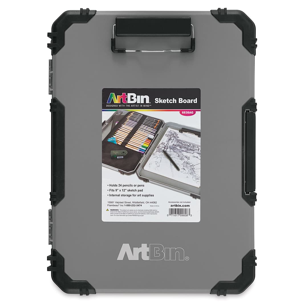 Open in modal - ArtBin Sketch Board - Top view of closed Sketch Board