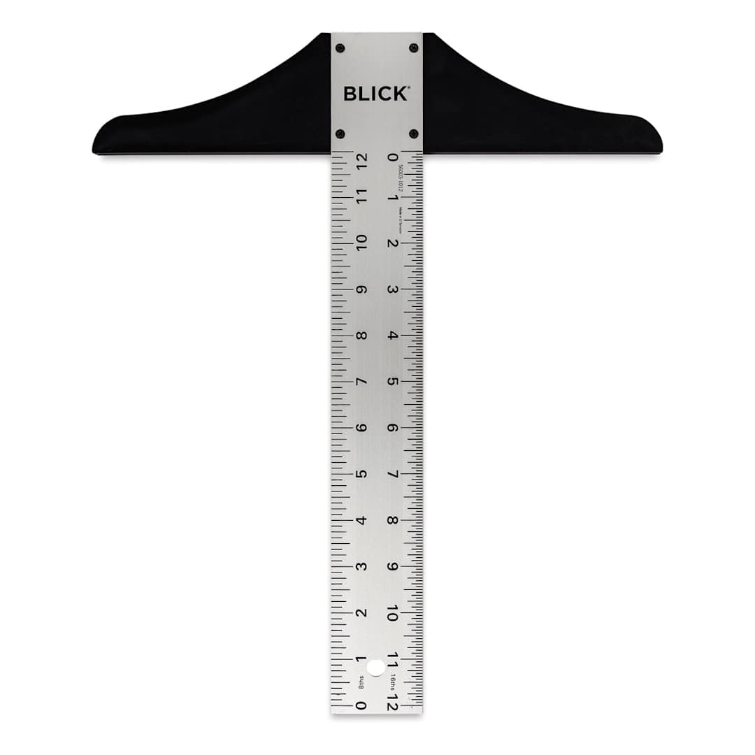 Open in modal - Blick Heavy-Duty T-Square - 12" Long - front