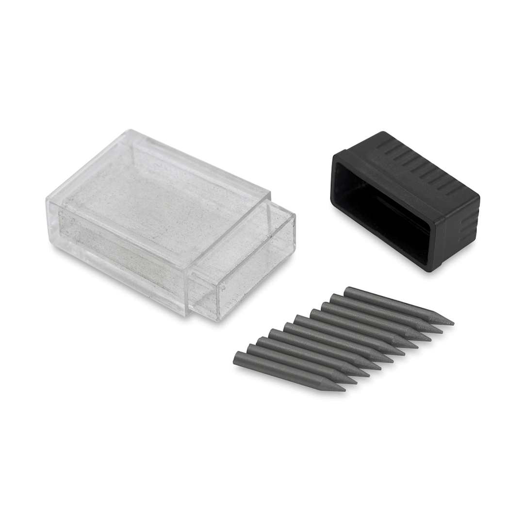 Open in modal - Helix Compass Lead Refills - 10 2 mm Leads shown with open storage case
