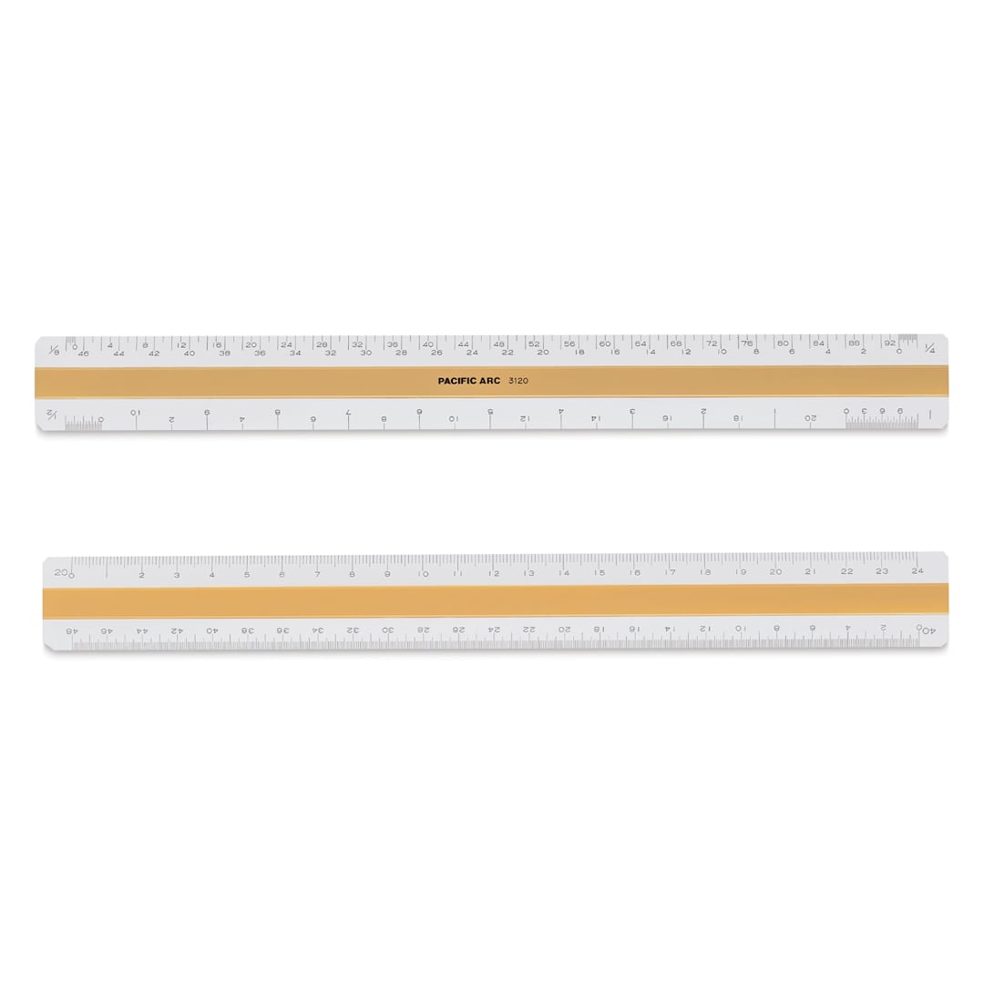 Open in modal - Pacific Arc Premium Flat Scale - 12", Architect