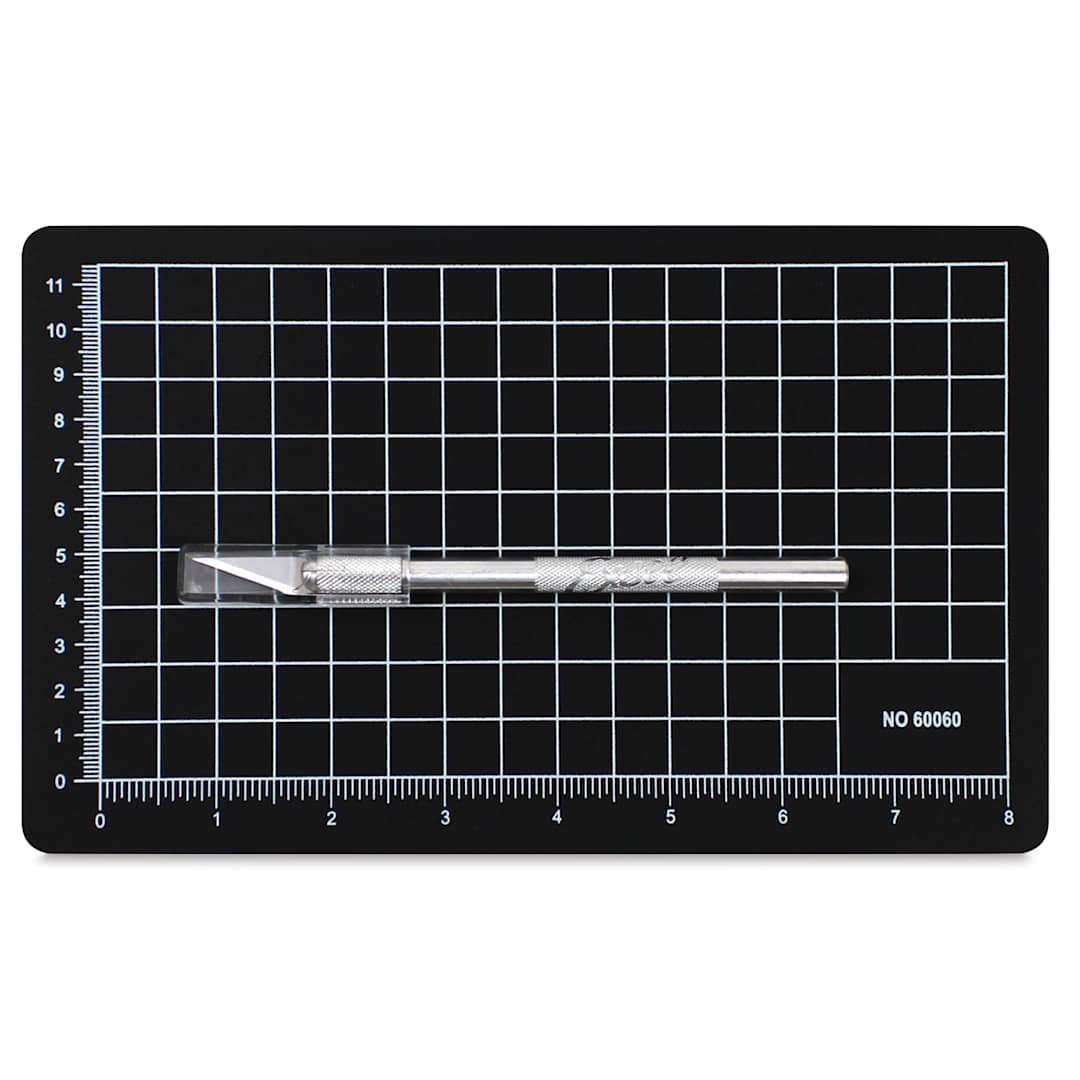 Open in modal - Excel Blades Mini Precision Cutting Mat Kit top view - Black