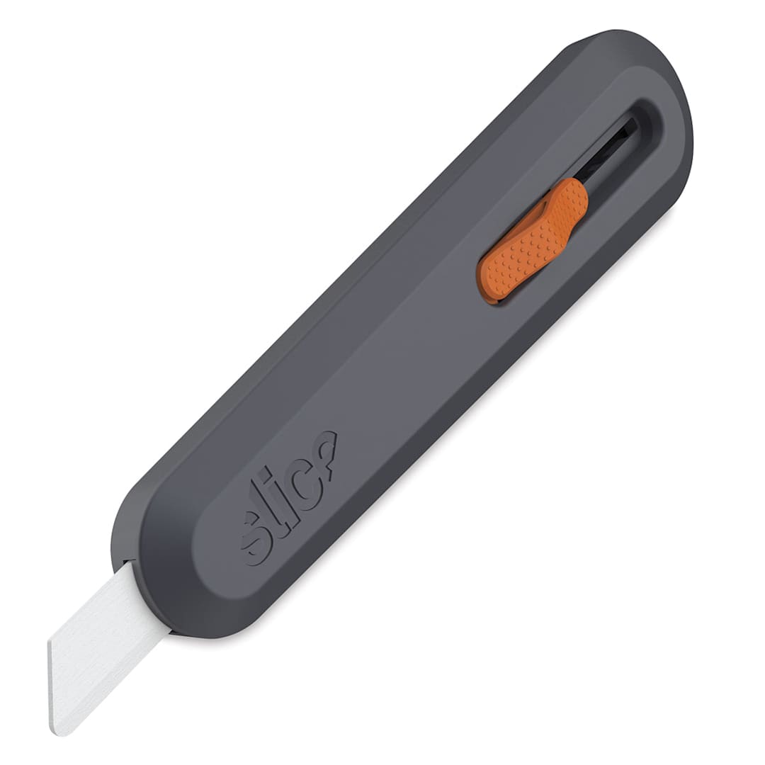 Open in modal - Slice Manual Utility Knife - Angled view of Knife with ceramic blade extended