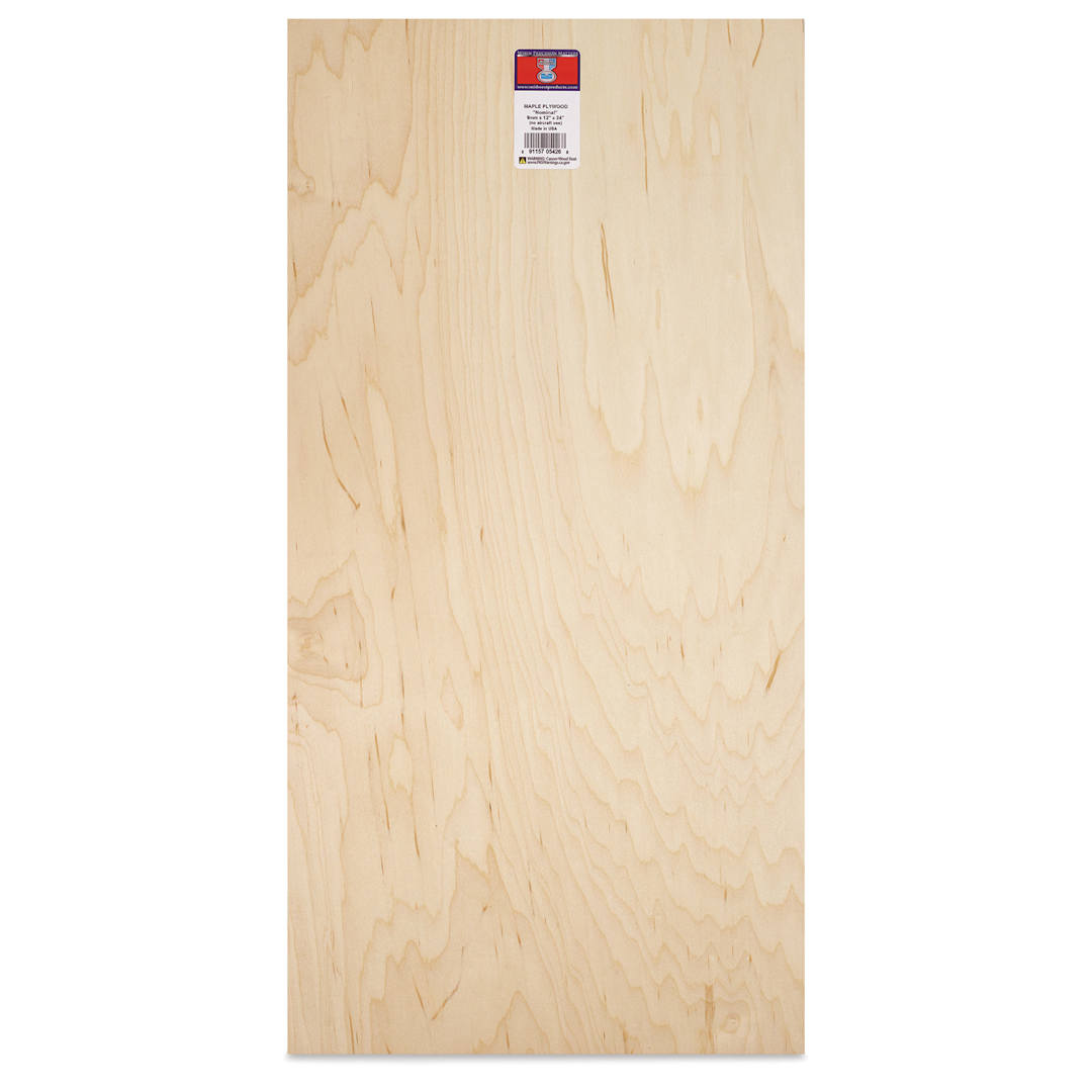 Open in modal - Midwest Products Maple Plywood - 3/8" x 12" x 24"