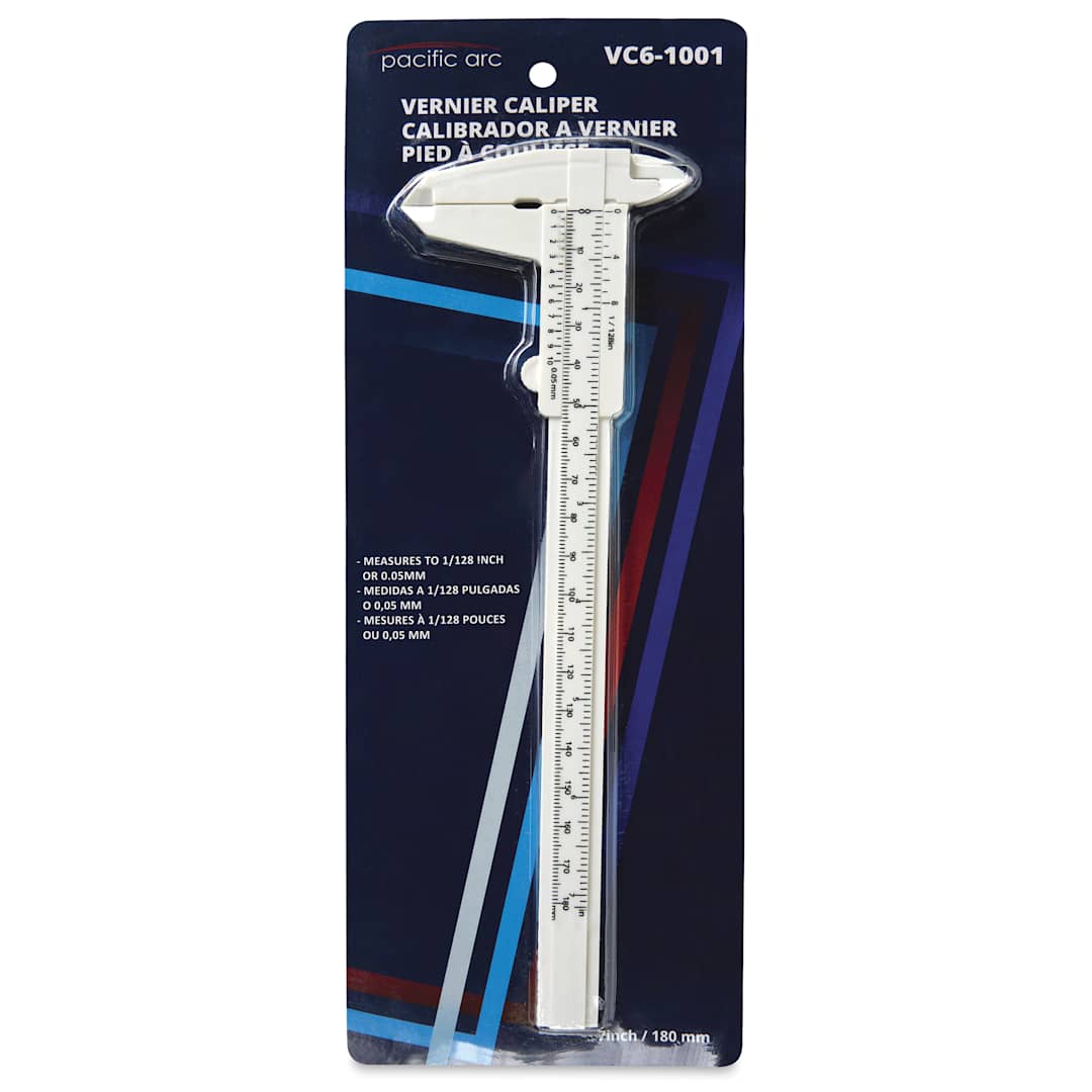 Open in modal - Pacific Arc Vernier Caliper - 6", front of packaging