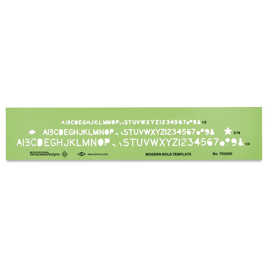 Open in modal - Alvin Lettering Guide - Bold