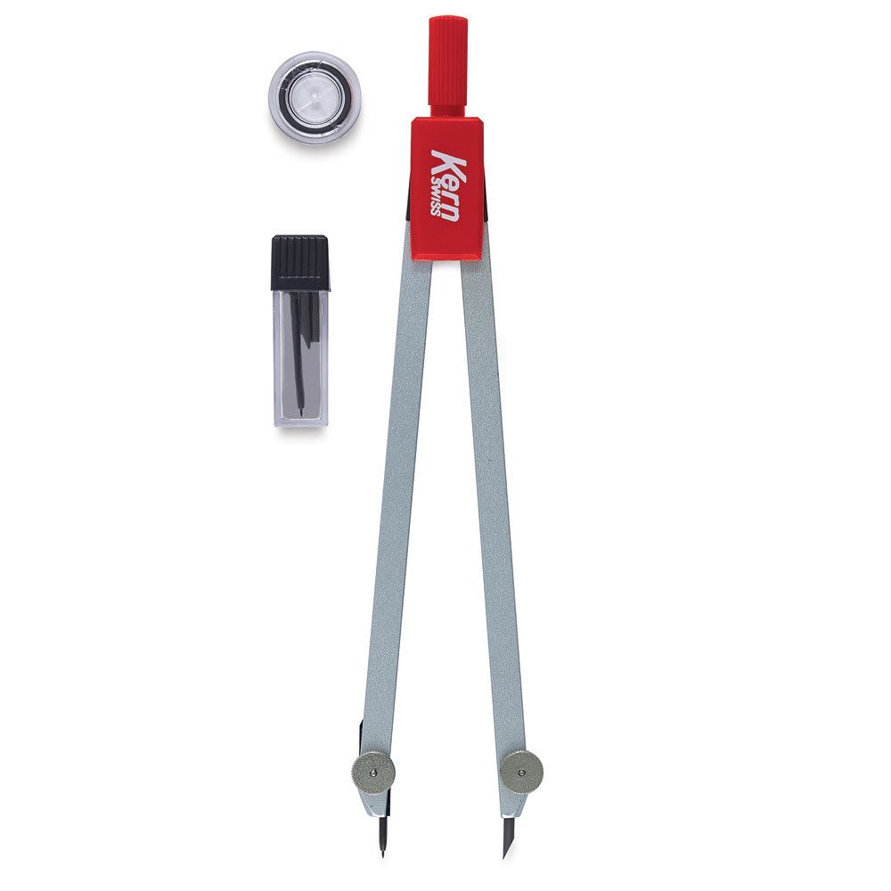 Open in modal - Kern Jointed Technical Compass - Compass with needle shown upright
