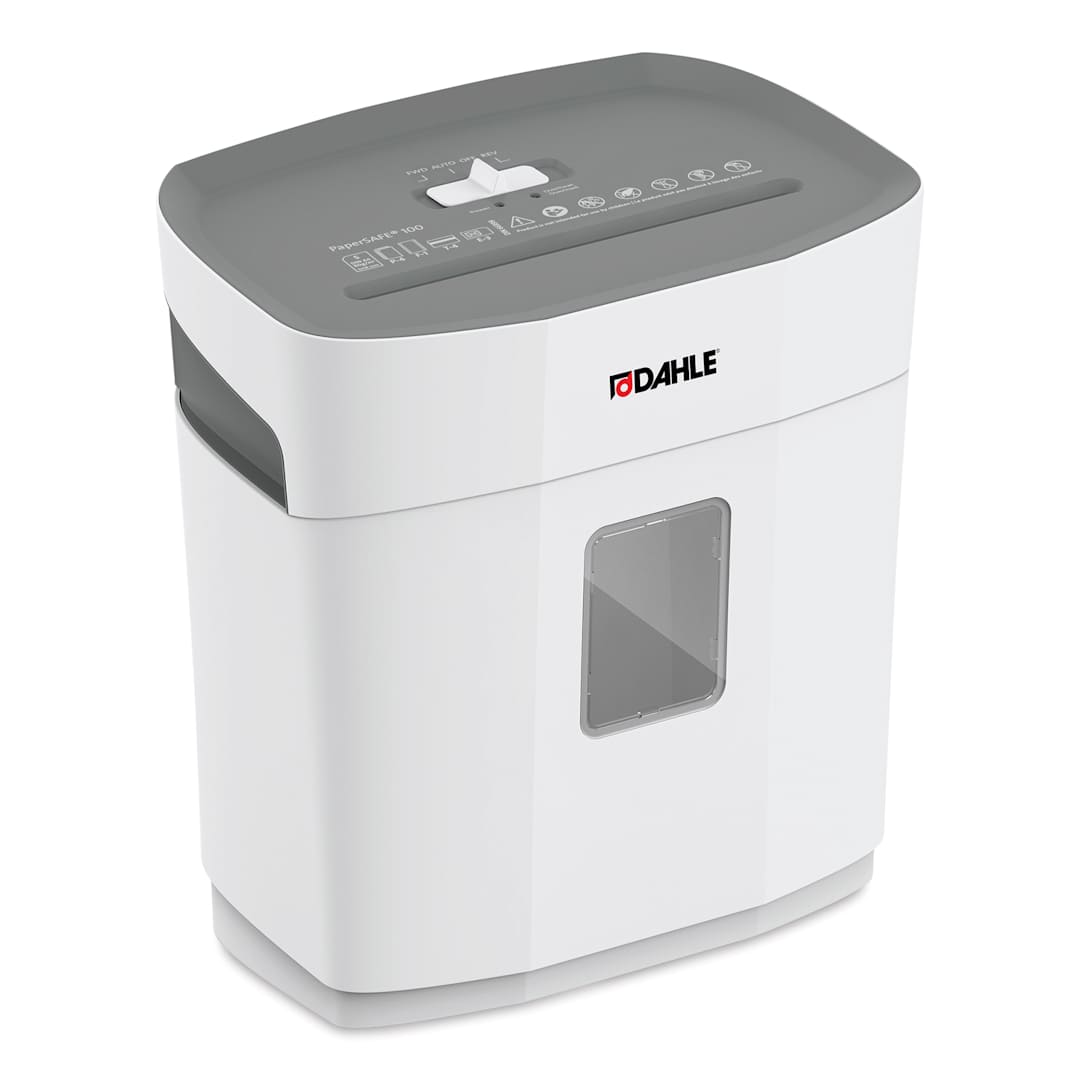 Open in modal - Dahle Papersafe PS 100 Paper Shredder (Front of shredder)